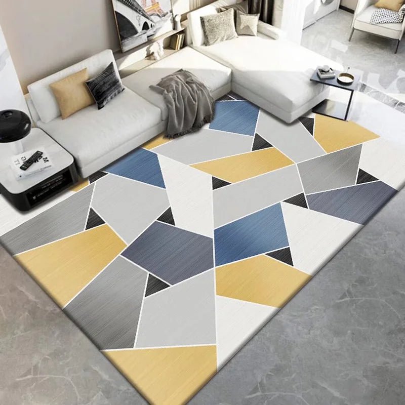 Nordic Geometric Living Room Lounge Decoration Rugs