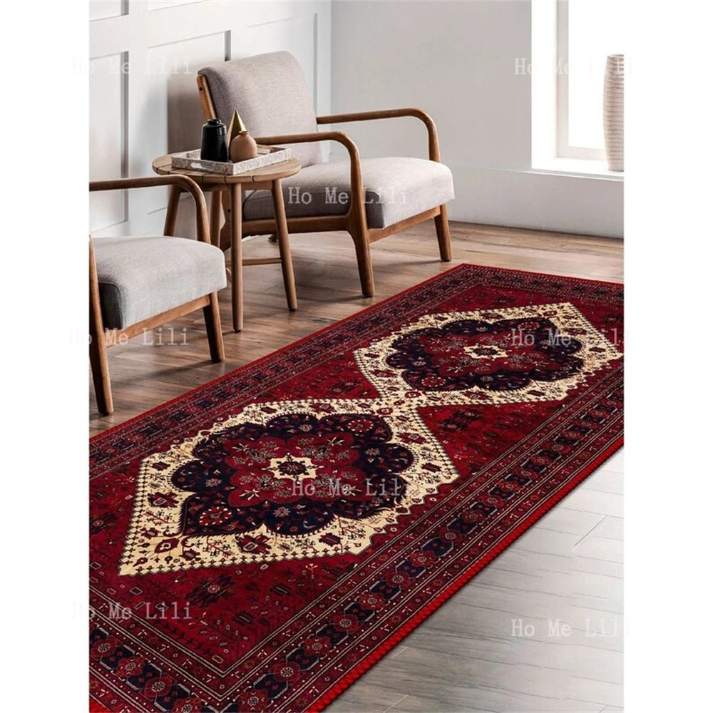 Unique Ethnic Pattern Traditional Anatolian Multi-Functional Carpet