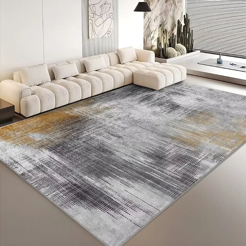 Modern Living Room Abstract Large Area Washable Rugs