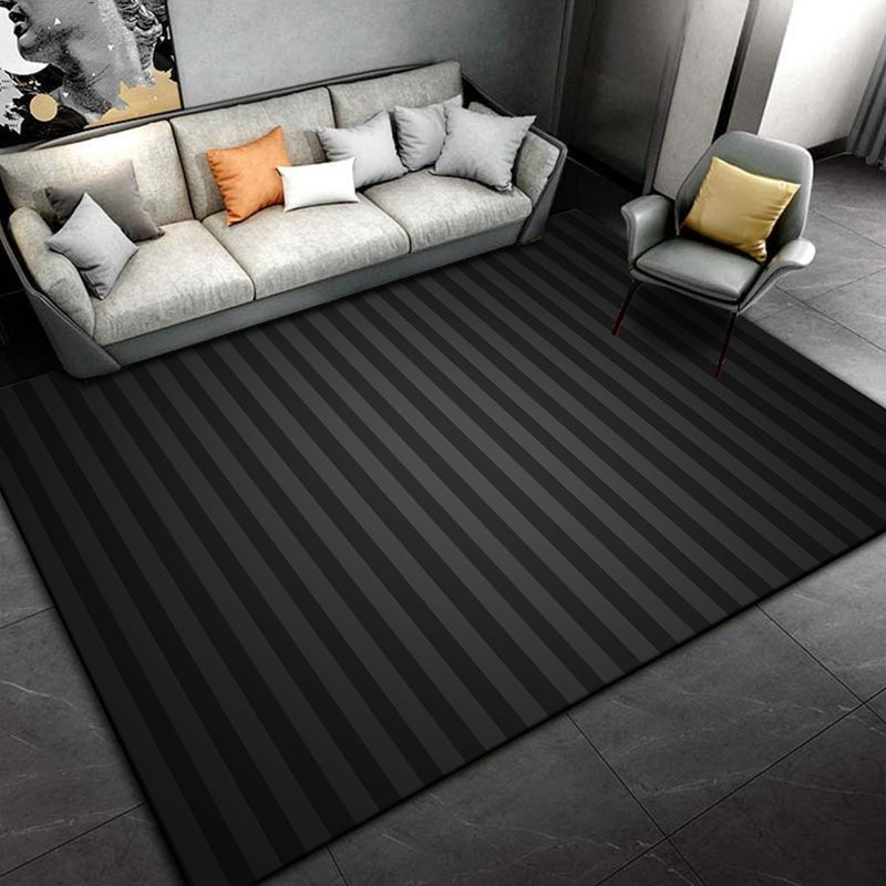 modern Style Black Living Room Bedroom Sofa Doormat Decoration