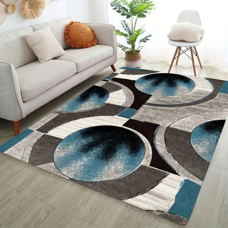 Nordic Geometric Pattern Area Rug for Modern Home decoration