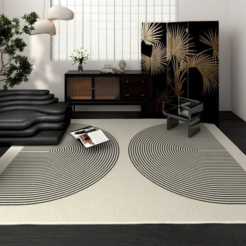 Modern High-end Light Luxury sofa side rug for living room