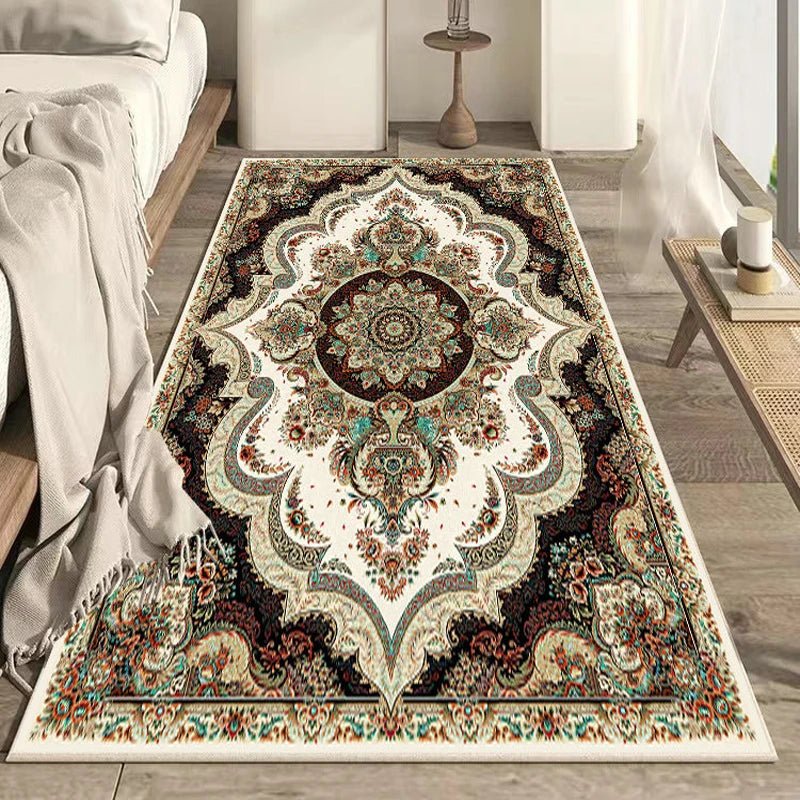 Thickened American Moroccan Simple Wool Rugs for Bedroom - Home Decor