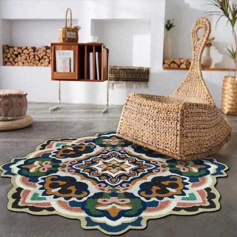 Retro Persian Style Bedroom Bedside Area Rugs - Daily Usable