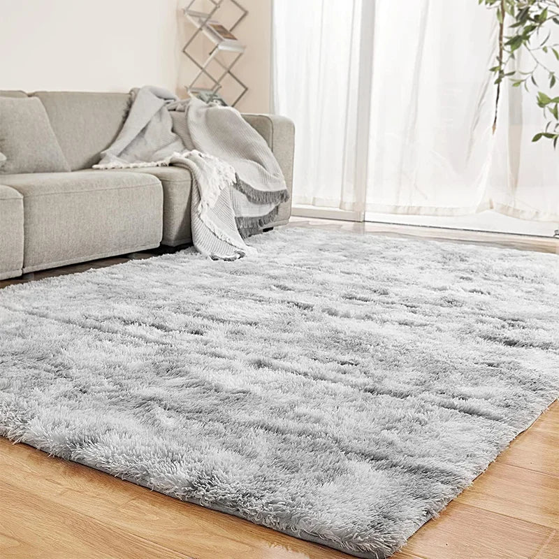 Large Living Room Decoration Fluffy Kids Rug - Plush fabric