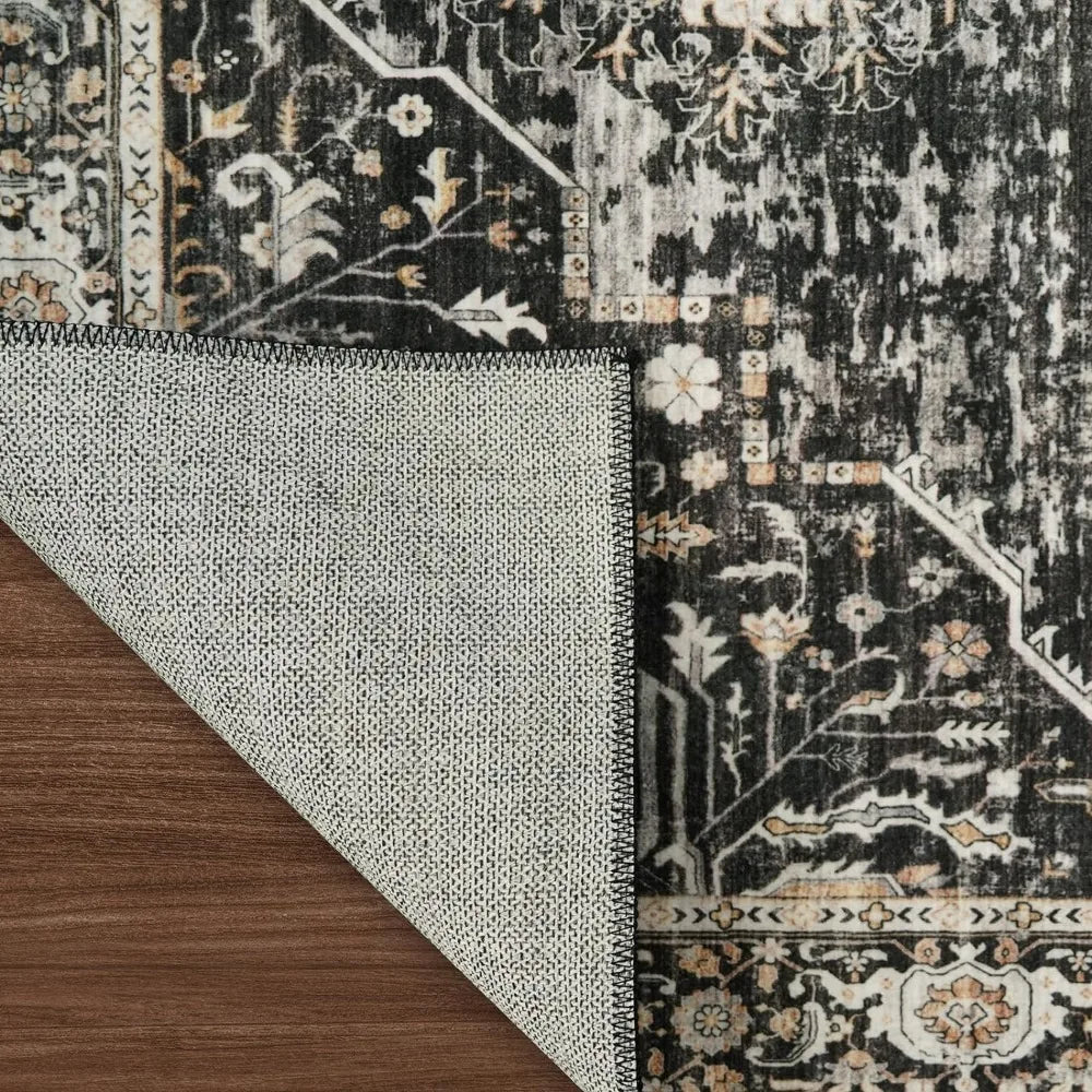 Stain Resistant Vintage Foldable Area Rugs