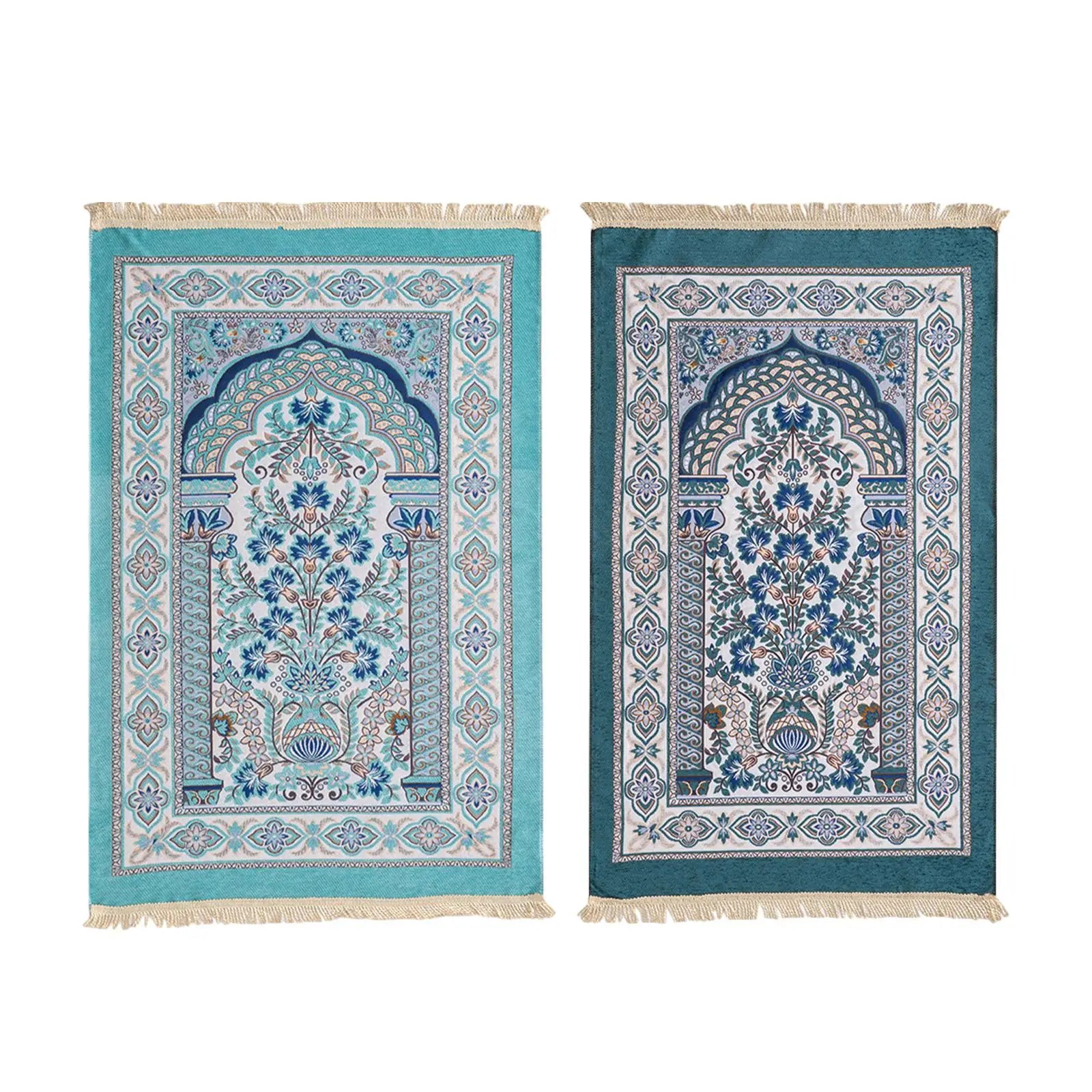 Portable Traditional Design Prayer Mat for Travel Prayer Room Men & Women