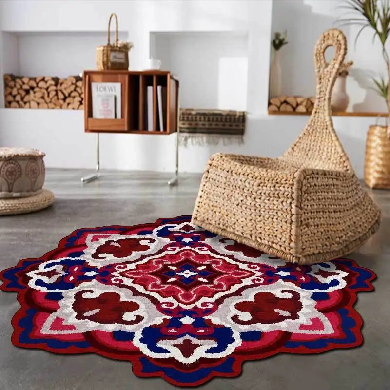 Retro Persian Style Bedroom Bedside Area Rugs - Daily Usable