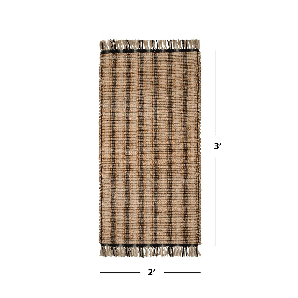 2x3 stripe rug sizing
